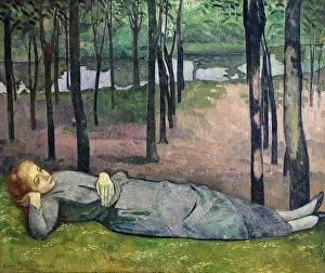 Madeleine in the Bois d Amour, 1888 (oil on canvas)